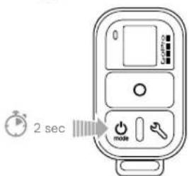GOPRO Smart Remote - POWERING ON + OFF - 2