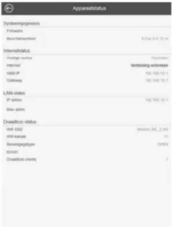 MEDION P85059 - Apparaatstatus - 1