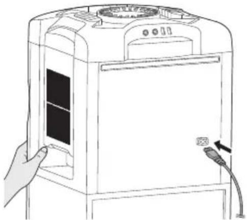 PANASONIC SCTMAX40E - Raccorder le cordon d'alimentation secteur. - 1