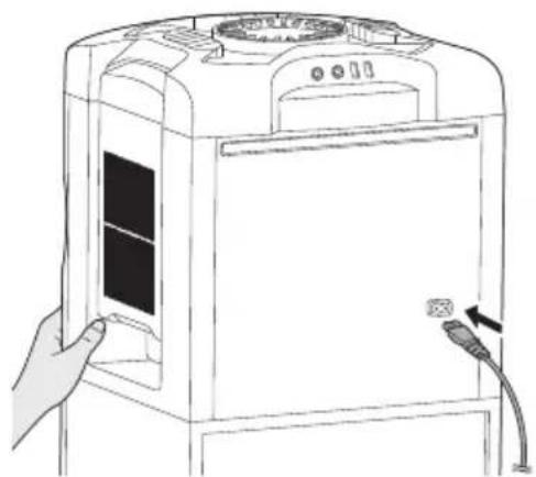 PANASONIC SCTMAX40E - Verbinden Sie das Netzkabel. - 1