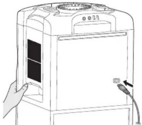 PANASONIC SCTMAX50E - Collegare il cavo di alimentazione CA. - 1