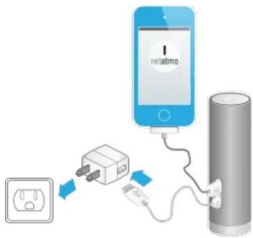 NETATMO NWS01EC - Lors d'une configuration avec un iphone ou ipad - 1