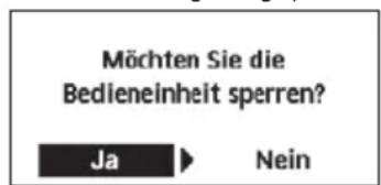 PANASONIC WHUD05JE5 - Wahlen Sie diese Option, um die Bedieneinheit zu sperren. - 1