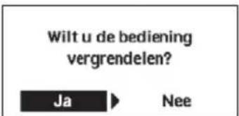 PANASONIC WHUD05JE5 - Selecteer om de afstandsbediening te vergrendelen. - 1