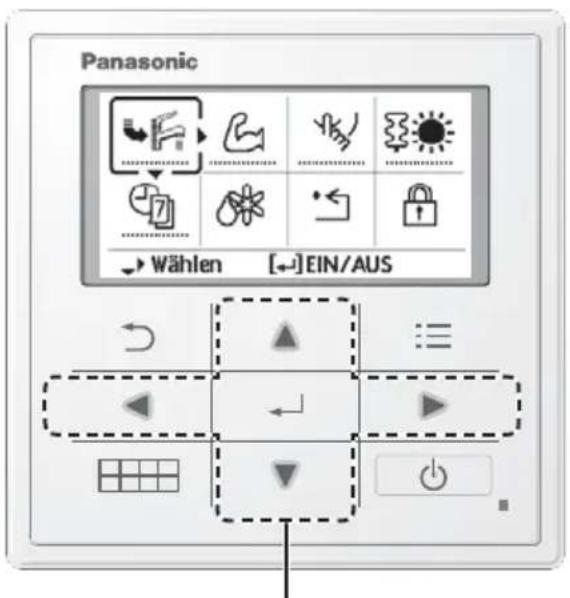 PANASONIC WHUD05JE5 - Verwendung des Schnellmenüs - 2