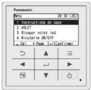 PANASONIC CZRTC5B - Affichez I'ecran du menu. - 1