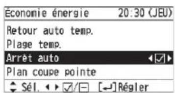 PANASONIC CZRTC5B - Sélectionnez l'élement à régler. - 2