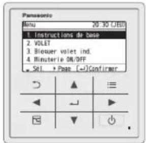 PANASONIC CZRTC5B - Affichez I'ecran du menu. - 1