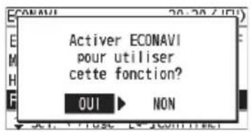 PANASONIC CZRTC5B - Lorsque ECONAVI est désactivement, sélectionnez [OUI]. - 2