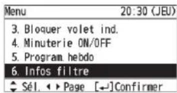 PANASONIC CZRTC5B - Informations du filtré - 2
