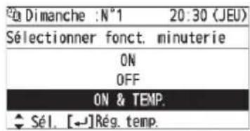 PANASONIC CZRTC5B - Selectionnez le mode de minuterie. - 2