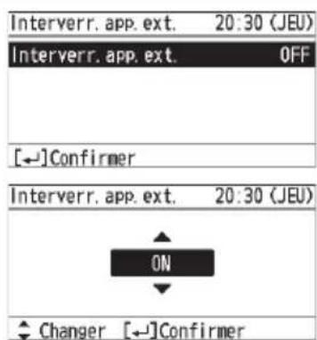 PANASONIC CZRTC5B - Interverrouillage de l'appareil extérieur (Interverr. app. ext.) - 1