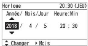 PANASONIC CZRTC5B - Configurez l'heure et la date. - 1