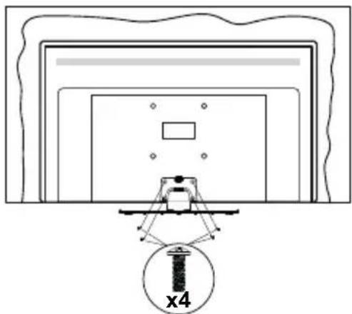 PANASONIC TX50GXW584 - Fixation du piédestal - 3