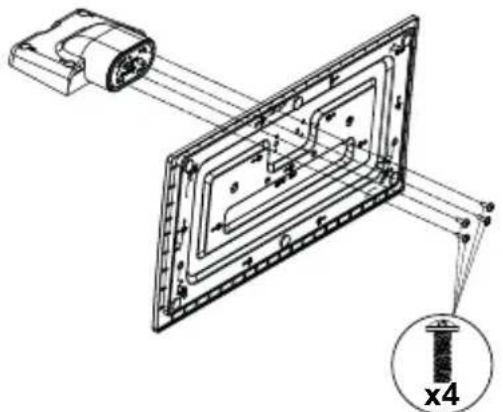 PANASONIC TX50GXW584 - Fixation du piédestal - 1