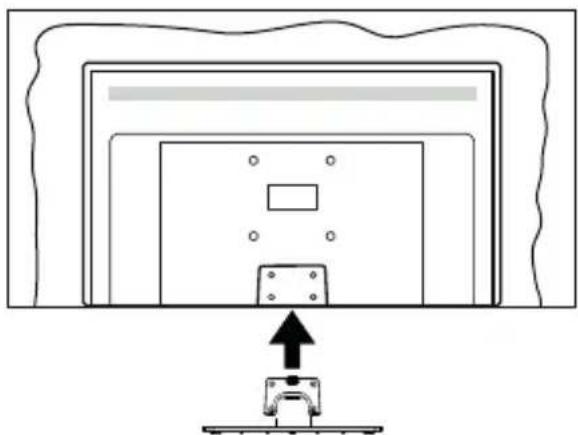 PANASONIC TX50GXW584 - Assembling the pedestal - 2