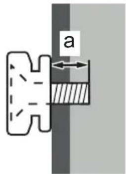 PANASONIC TX49GXW654 - Bei der Verwendung einer Wandhalterung - 2