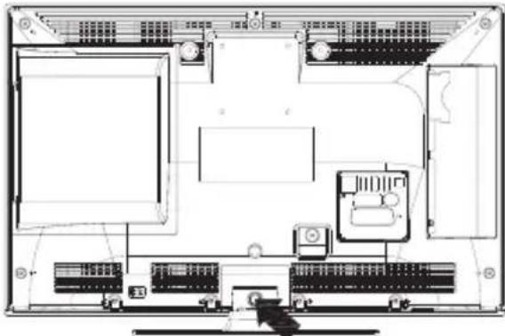 PANASONIC TX24GW334 - Entfernen des Ständers vom TV-Gerät - 1