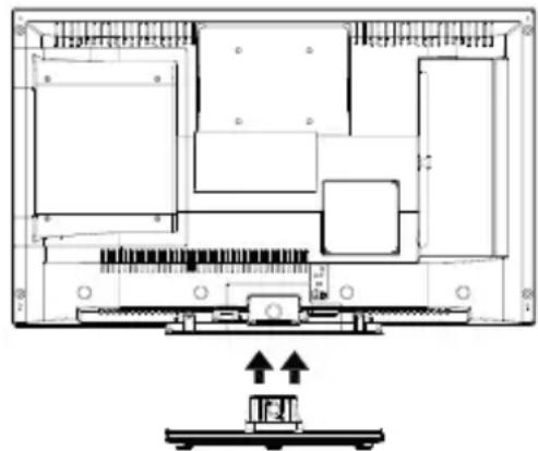 PANASONIC TX24GW334 - Assembling the pedestal - 2