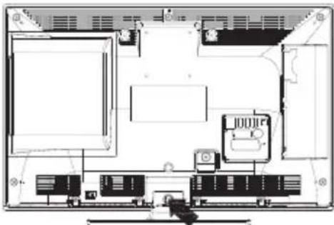 PANASONIC TX24GW334 - Retrait du socle du téléviseur - 1