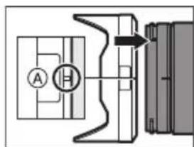 PANASONIC Lumix SE2470 - ■ Fixation du parasoleil - 3