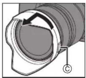 PANASONIC Lumix SE2470 - ■ 安裝鏡頭遮光罩 - 2