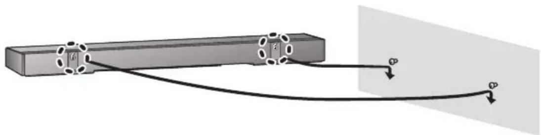 PANASONIC SCHTB900 - Ajuste correctamente la unidad principal en los tornillos. - 1