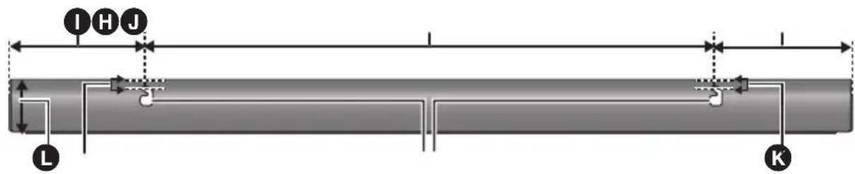 PANASONIC SCHTB700 - Clave un tornillo en la pared. - 2