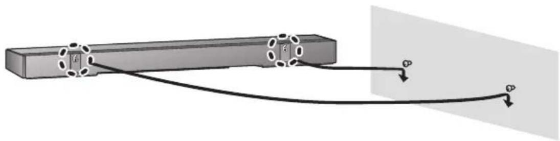 PANASONIC SCHTB700 - Ajuste correctamente la unidad principal en los tornillos. - 1