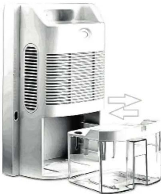 Clean Air Optima CA703 - Zbiornik na wode: - 1