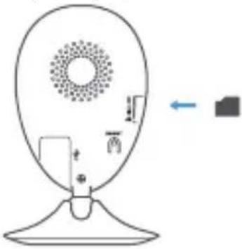 EZVIZ C2C Mini O 180 - Installation d'une carte mémoire - 1