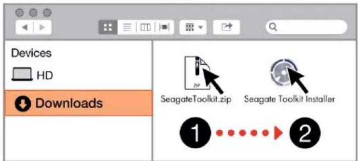 SEAGATE One Touch SSD - Installation de Toolkit - 2