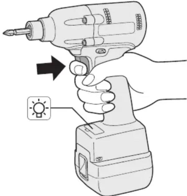 PANASONIC EYFLA2 - Inkoppling av verktygets konfigureringslage - 1