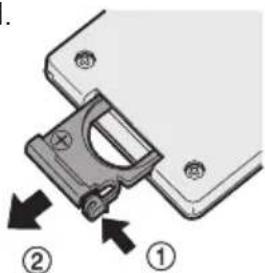 PANASONIC EYFLA2 - Sæt batteriet i - 1