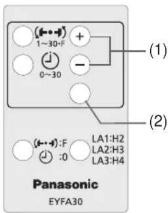 PANASONIC EYFLA2 - Väantömomentin kytkimen asetuksen säätö - 2