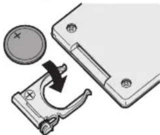 PANASONIC EYFLA2 - Isättning av batteri - 2