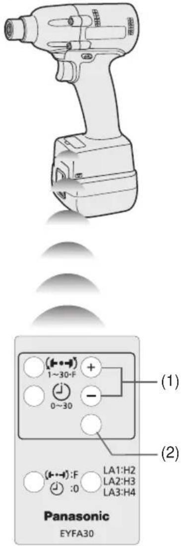 PANASONIC EYFLA2 - Konfiguration af indstillingen af stramningsmomentkobling - 1