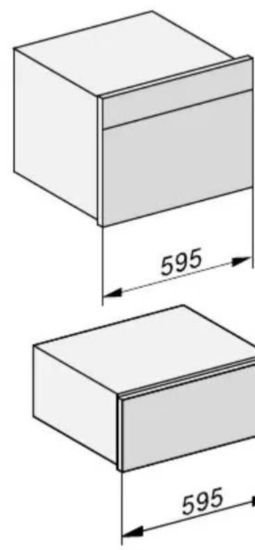 MIELE ESW 7010 - Appareil combiné pour niche d'une hauteur de 45 cm - 2