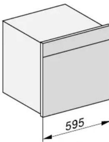 MIELE ESW 7010 - Appareil combiné pour niche d'une hauteur de 59 cm - 2