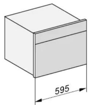 MIELE ESW 7010 - Appareil combiné pour niche d'une hauteur de 45 cm - 2