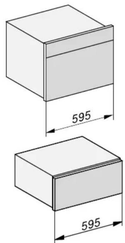 MIELE ESW 7010 - Appareil combiné pour niche d'une hauteur de 45 cm - 2