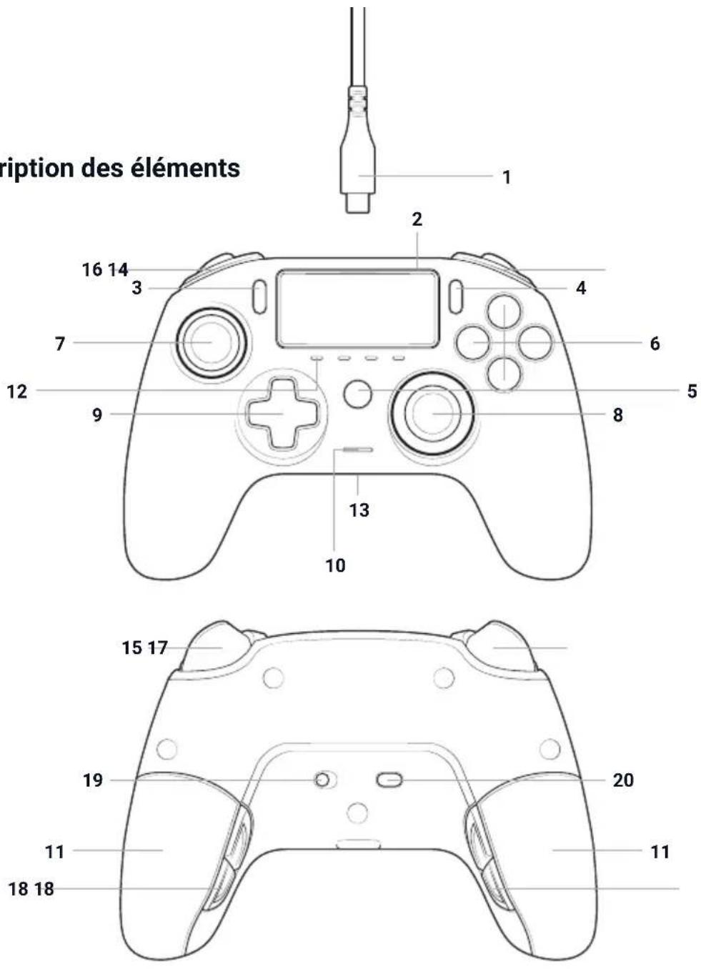 Nacon Revolution Pro 3 - Contenu - 1
