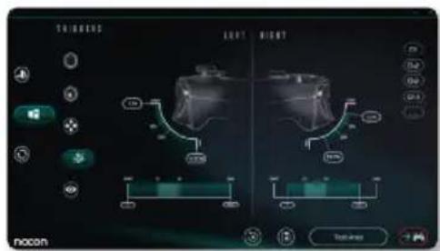 Nacon Revolution Pro 3 - Na het installeren van de pc/Mac companion app; heb je de volgende mogelijkheden: - 2