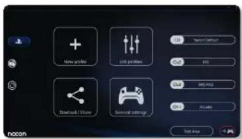 Nacon Revolution Pro 3 - Después de instalar la aplicación Companion para PC/Mac, podrá: - 1