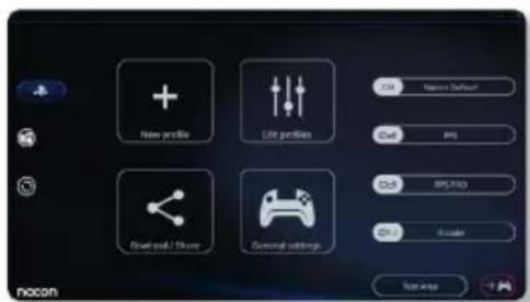 Nacon Revolution Pro 3 - Après avoir installé l'appli PC/Mac, vous pourrez : - 1