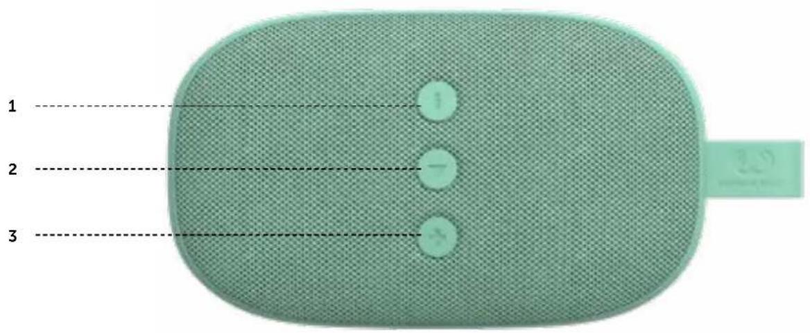 FRESH N REBEL Rockbox Bold X - TASTEN - 1