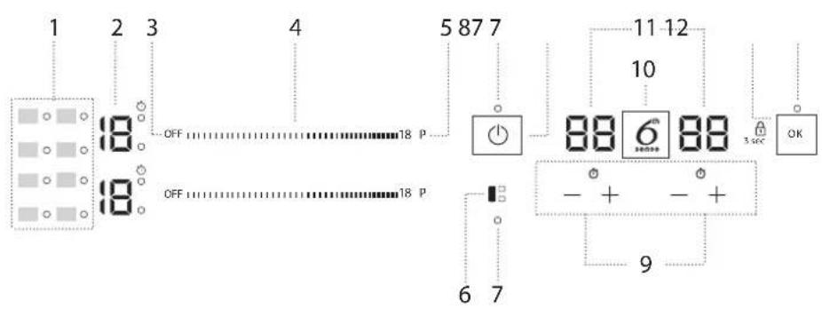 WHIRLPOOL WF S7560 NE - PANEL STEROWANIA - 1
