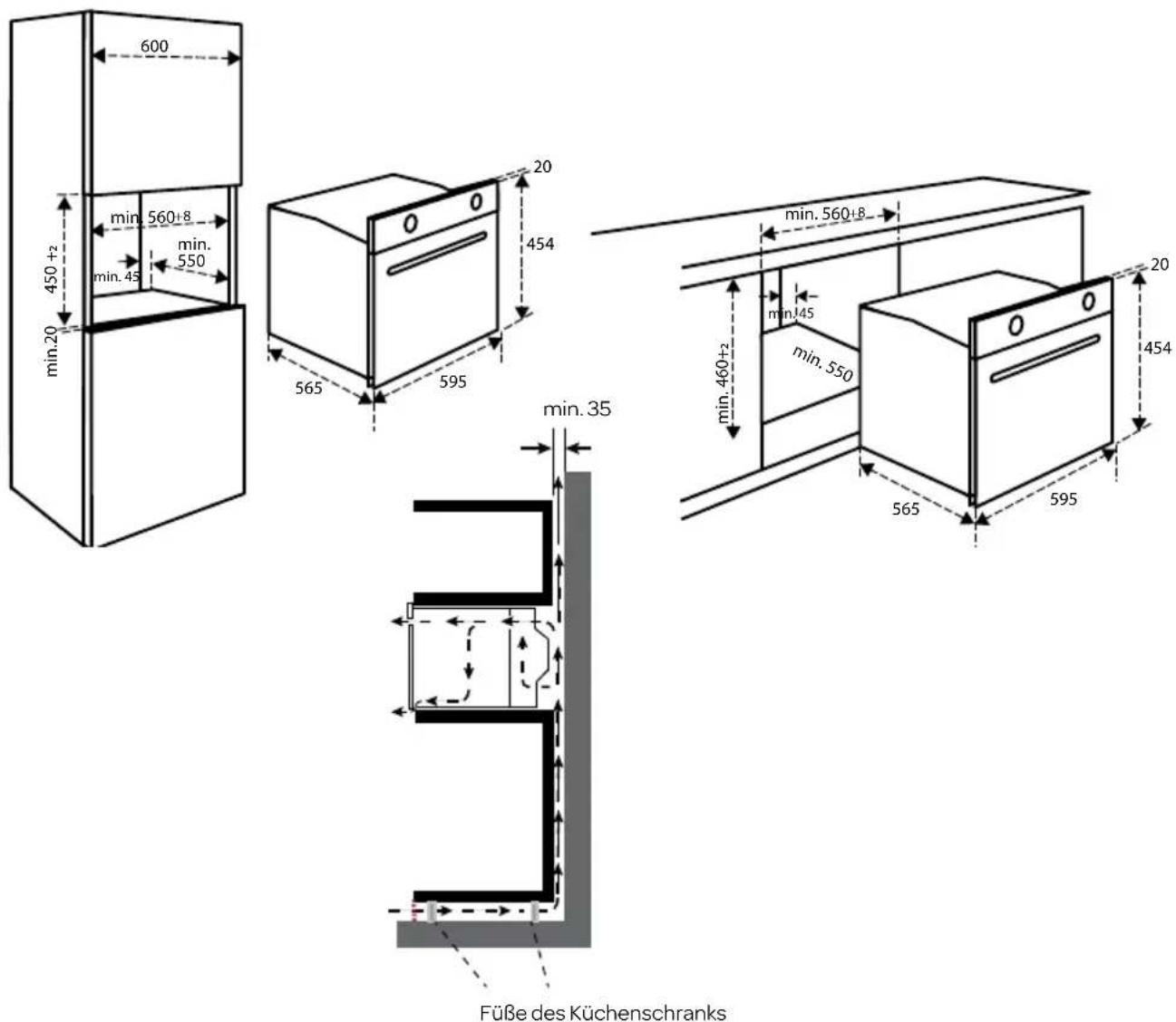 INVENTUM IMC6250BK - EINBAUMASSE - 1