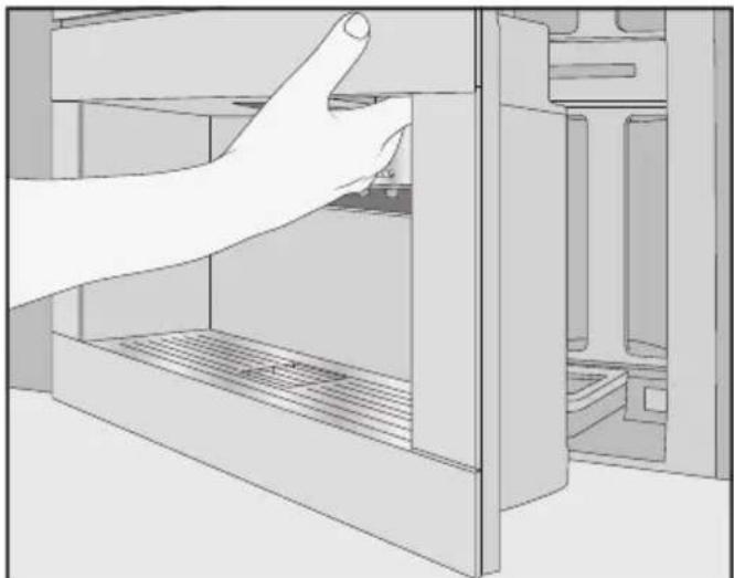 MIELE CVA 7845 - Insérer la cartouche de nettoyage - 1