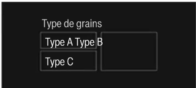 MIELE CVA 7845 - Modifier les réglages du système à grains (Type de grains) - 1